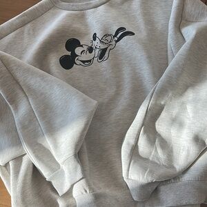Mickey and Pluto Scuba Material Sweater ASOS xl